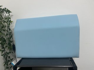 Cuña de fisioterapia azul