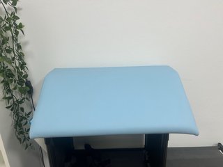 Cuña de fisioterapia azul