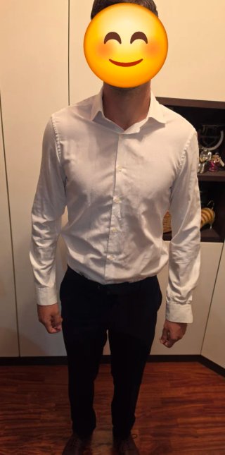 Camisa blanca Easy Wear talla M