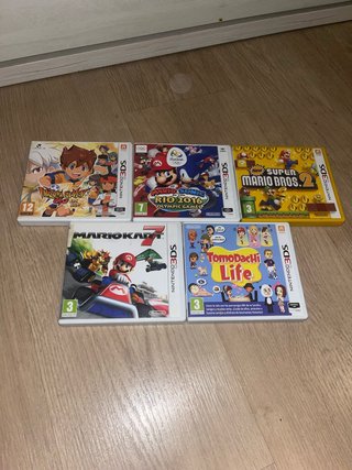 Lote 5 Juegos Nintendo 3DS