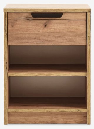 Mesita de noche de madera JYSK