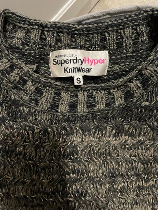 Jersey Superdry Lana Verde y Negro