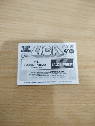 Cromo Lamine Yamal MVP Fantasy 25/26