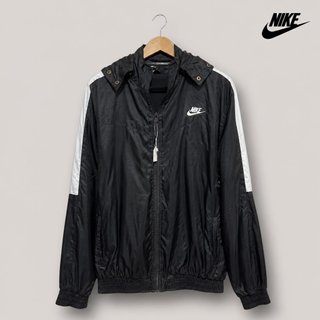 Chaqueta Cortavientos Nike Vintage Negro Talla XL