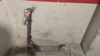 Patinete Oxelo Mid Morado
