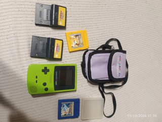 Lote Game Boy Color + Juegos + Accesorios