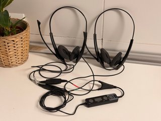 Jabra Link 265 USB + 2 auriculares profesionales