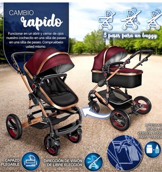 Carrito de bebé Kiduku 0-3 años