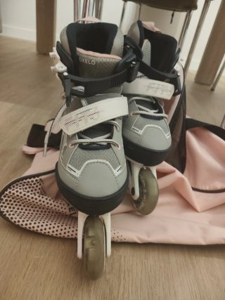 Patines en línea Oxelo ajustables con bolsa