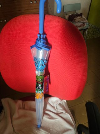 Paraguas infantil transparente d tortugas ninja