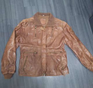 Chaqueta de cuero mujer Talla XXL