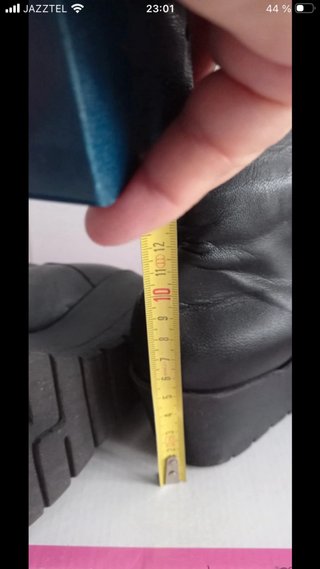 Botines de Piel Negros Talla 37