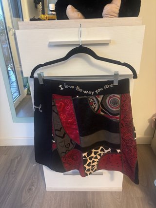 Mini Falda Desigual Talla M Multicolor
