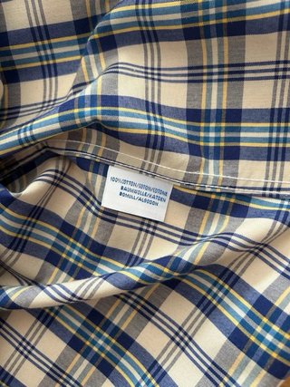 Camisa Polo Ralph Lauren Cuadros Azules Talla M