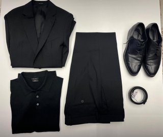Traje Negro Massimo Dutti y Zapatos