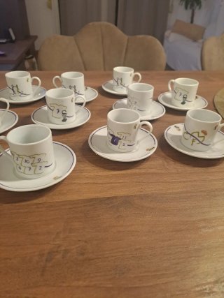 Set di 10 Tazze da Caffè del Real Madrid