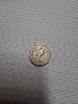Moneda 1 Libra 1983 Isabel II