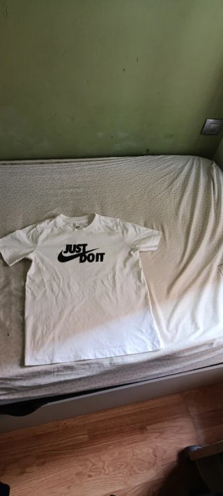 Camiseta Nike Just Do It Blanca Niño Talla M