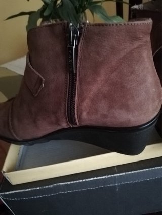 Botines de Ante y Piel Talla 37