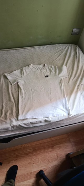 Camiseta Nike niño blanca talla M