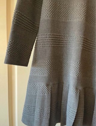 Vestido gris Purificación García Talla 42