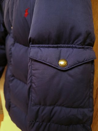 XL Polo Ralph Lauren Abrigo Plumas Azul
