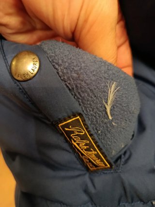 XL Polo Ralph Lauren Abrigo Plumas Azul