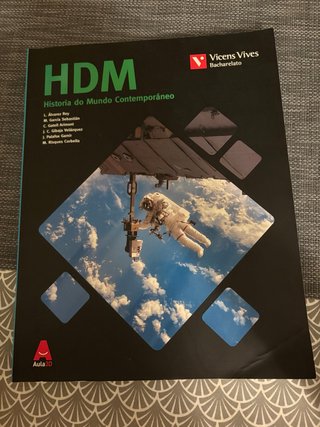 HDM, historia do mundo contemporáneo, Bacharelato