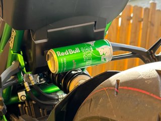 Portavasos Red Bull para moto Kawasaki