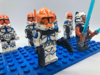 Minifiguras Star Wars Clones Compañía Ahsoka