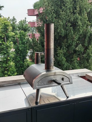 Ooni Fyra 12 forno pizza a pellet in scatola