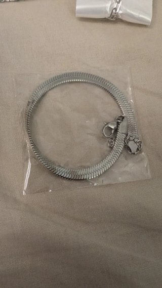 Pulsera de hombre plateada