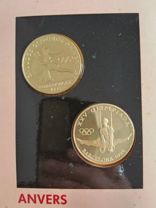 Monedas Plata Andorra XXV Olimpiada