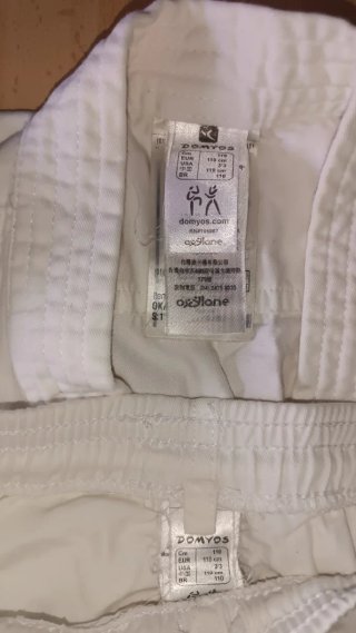 Judogi Domyos Blanco Talla 110cm