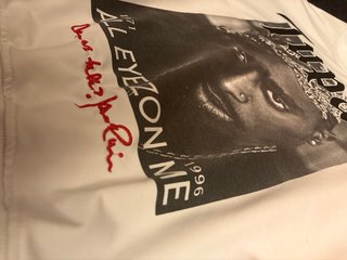 Sudadera Tupac Blanca Talla L