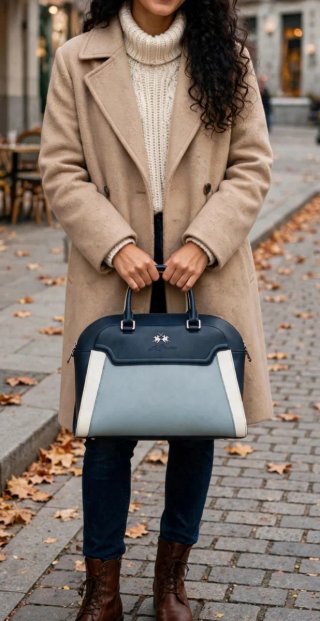 Bolso genuina piel La Martina ,nuevo