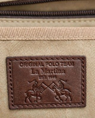 Bolso genuina piel La Martina ,nuevo