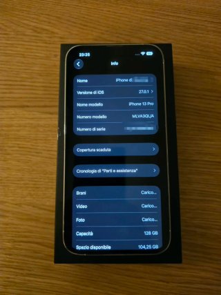 Apple iPhone 13 Pro 128 GB Argento