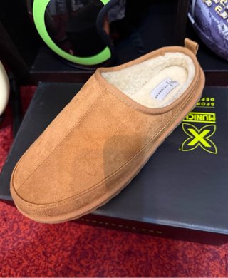 Pantuflas Mula Suede Sintético Forro Polar