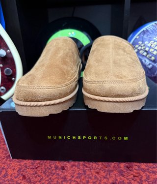 Pantuflas Mula Suede Sintético Forro Polar