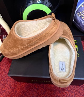 Pantuflas Mula Suede Sintético Forro Polar