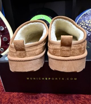 Pantuflas Mula Suede Sintético Forro Polar