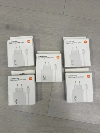 Lote de 5 cargadores Xiaomi 67W HyperCharge Combo