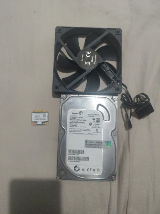 Disco Duro Seagate 250GB + Ventilador