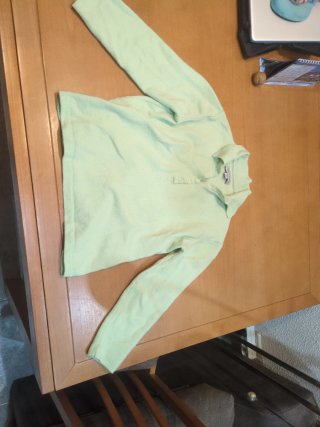 Jersey mujer lana merino verde