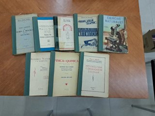 Lote 8 Libros Escolares Antiguos Años 40-50