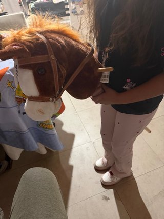 Caballo de palo con sonido