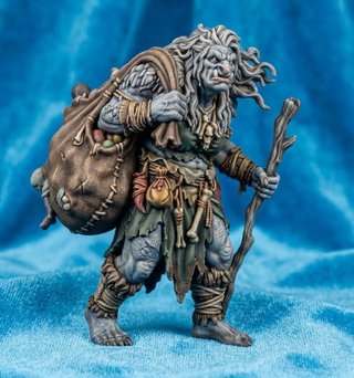 Gryla. Miniatura para navidad rol rpg D&D