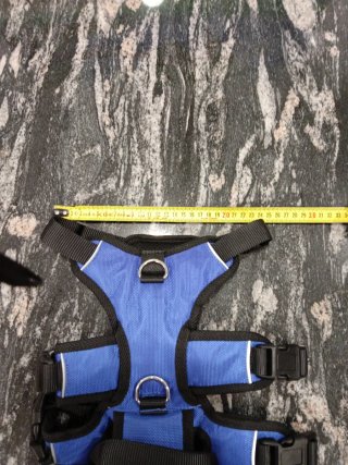 Arnés para Perro Azul y Negro