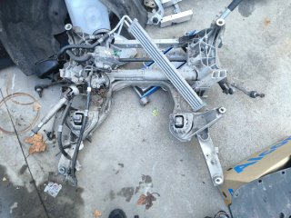 Caja de dirección y cuna motor BMW 535